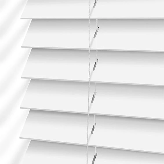 Pristine White Faux Wood Blind - Image 3