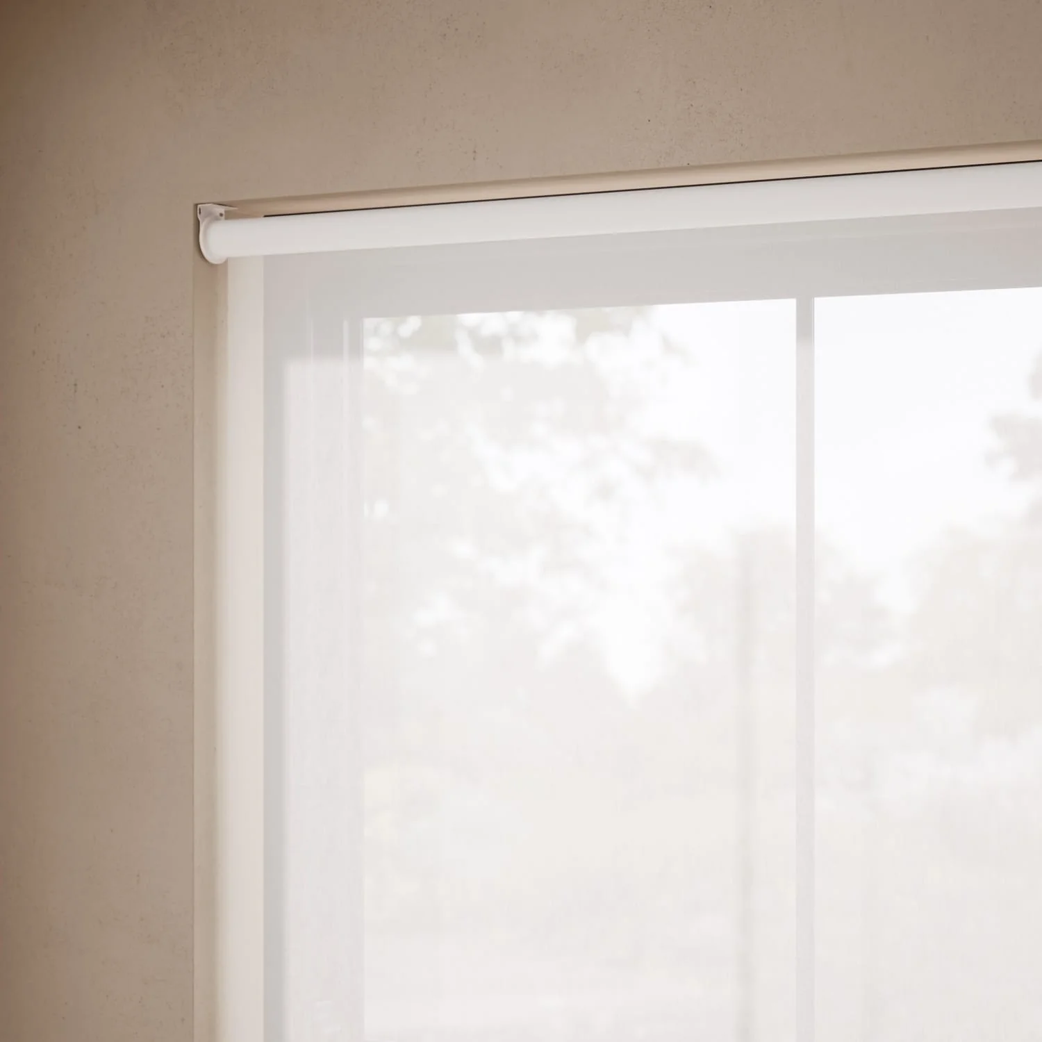 Serenity Cloud White Voile Roller Blind - Image 3